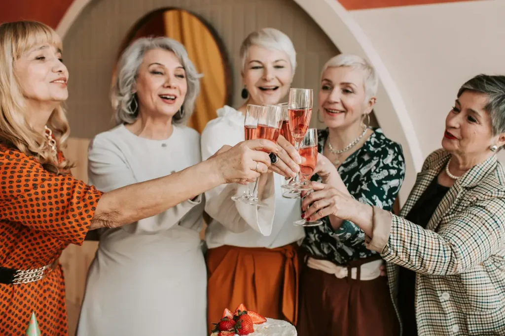 woman's birthday party